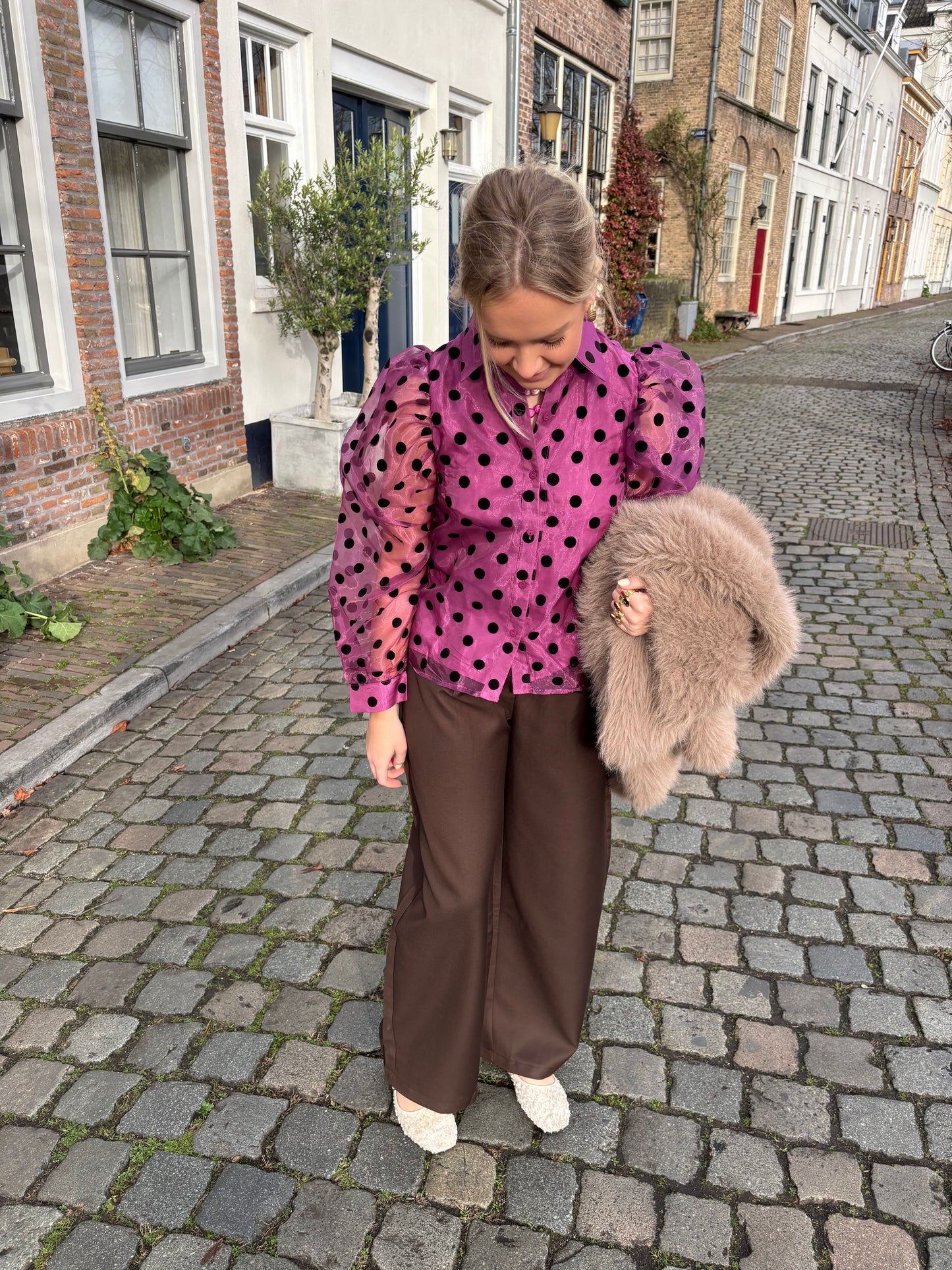 Confetti dots 
Blouse